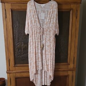 Heyson Tropical Print Kimono